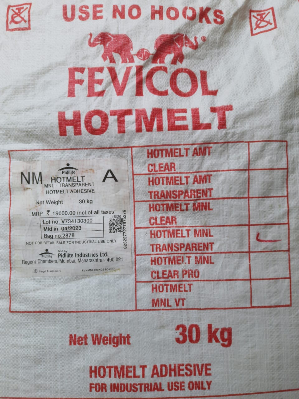 Hotmelt Adhesive Glue